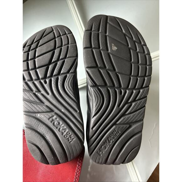 Hoka One One Ora Recovery Women's Size 8 Slip On Slide Sandals Black - Picture 12 of 16
